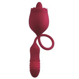 Wild Rose Clitoral Stimulator With Thrusting Bullet