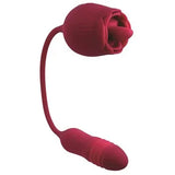 Wild Rose Clitoral Stimulator With Thrusting Bullet